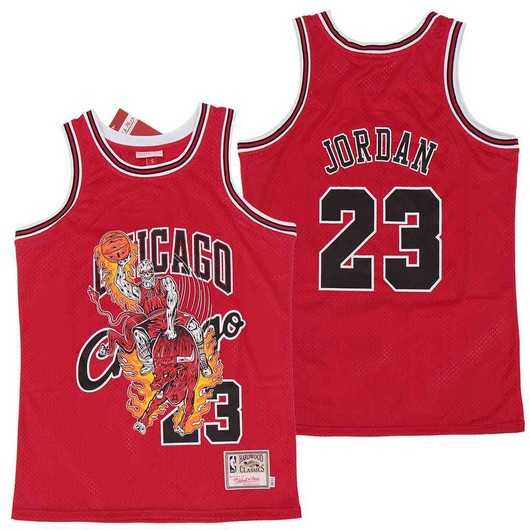 Bulls 23 Michael Jordan Red Hardwood Classics Skull Edition Jersey Yhua,We sell and wholesale Bulls 23 Michael Jordan Red Hardwood Classics Skull Edition Jersey Yhua on line form chian!